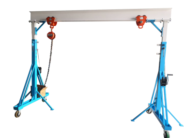 Adjustable Steel Gantry Crane Shop Lift , Easy to assemble and disassemble, Easy to handle and move!